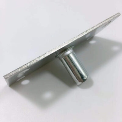 Lò xo âm sàn trục trên inox phụ kiện cửa kính không khung trên trục gắn trên trục chữ T sắt 7 chữ dày dặn đơn giản