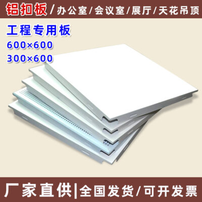 Tòa nhà văn phòng tích hợp trần 600×600 văn phòng 300×600 trần nhôm tấm tấm nhôm sơn trắng