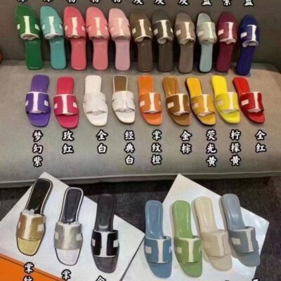 Thương mại nước ngoài dành riêng cho giày nữ mùa hè mới của gia đình H, dép một hình thời trang giản dị phù hợp với tất cả phụ nữ và bán buôn dép đi trong nhà