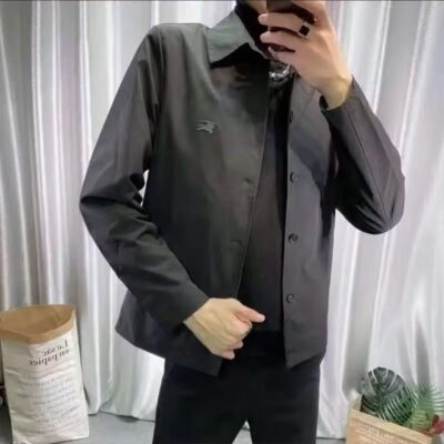 Thủy triều thương hiệu lưới đỏ cùng phong cách ve áo hiệp sĩ áo khoác nam xã hội chàng xu hướng ngựa áo khoác thời trang hàng đầu