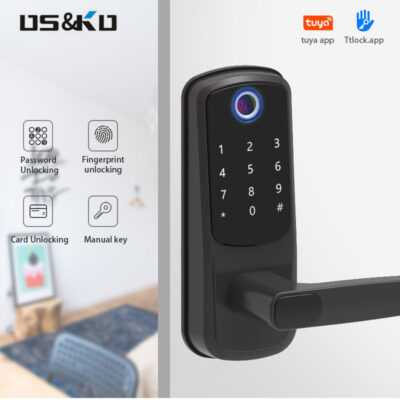 Cửa gỗ nhà Tongtong khóa kết hợp Bluetooth khóa ngoại thương hình cầu khóa cửa thông minh khóa vân tay khóa điện tử bán buôn Xuất khẩu