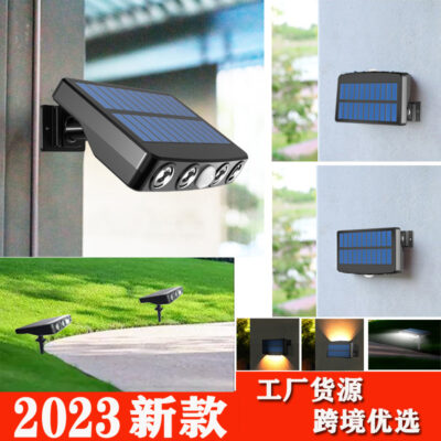 Năng Lượng Mặt Trời Mới Cảm Ứng Đèn Tường Trang Trí Treo Tường Máy Giặt Đèn Bãi Cỏ Cắm Đèn Ngoài Trời Nhà Đèn Sân Vườn Đèn Chống Thấm Nước