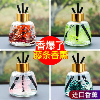 Phụ kiện nội thất xe hơi bằng mây không cháy eau de toilette trang trí lâu dài chuông gió màu xanh xe hơi với hương thơm khử mùi