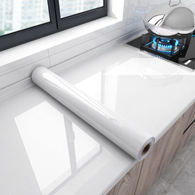 Giấy Dán Tường Nhà Bếp Chống Dầu Miếng Dán Chống Cháy Chịu Nhiệt Độ Cao Giấy Dán Tường Dày Tự Dính Chống Ẩm Tủ Treo Tường Bếp Dán Tường