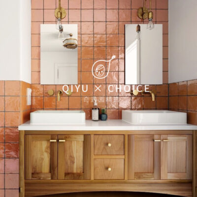 Bán buôn phiêu lưu vườn cam phong cách Ma-rốc gạch nhỏ retro handmade tráng men gạch ngói phòng tắm phòng tắm nhà bếp