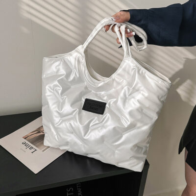 Túi du lịch tầm ngắn sức chứa lớn mới túi cotton đi chơi túi hành lý xách tay một vai túi tote nữ cao cấp