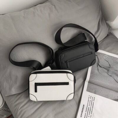 Túi Messenger Nam Ins Hợp Thời Trang Thương Hiệu Túi Vuông Nhỏ Thời Trang Túi Đeo Vai Cá Tính Phiên Bản Hàn Quốc Túi Hộp Thích Hợp Nữ