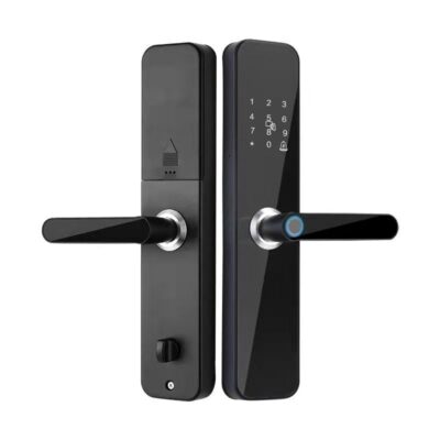 Khóa mật khẩu vân tay nhà khóa cửa nhà cửa gỗ bán dẫn điện tử thông minh khóa cửa một tay cầm mở các nhà sản xuất bán buôn