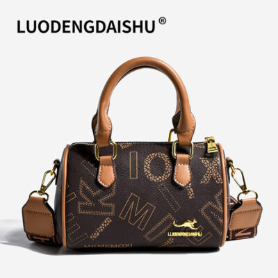 Khí chất thời trang túi xách nữ hợp thời trang thương mại nước ngoài bán buôn túi đeo vai thư lão thị phong cách Âu Mỹ phong cách retro sức chứa lớn Túi xách nữ Messenger