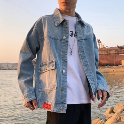 Áo Khoác Denim Áo Khoác Nam Mùa Xuân Và Mùa Thu Mới Mỏng Quần Áo Denim Màu Nam Hàn Quốc Đa Năng Thường Ngày