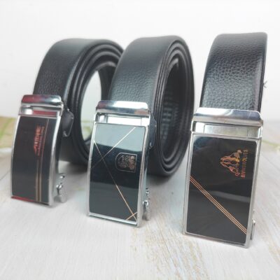 Thắt lưng nam màu bạc khóa tự động 4.0 gói quần PVC dây chạy Giang Hồ gian hàng đường phố nguồn nhà máy bán trực tiếp