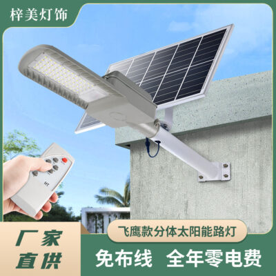 Flying Eagle Split Đèn đường năng lượng mặt trời Huimin Hộ gia đình nông thôn Đèn sân vườn ngoài trời Đèn đường năng lượng mặt trời chống nước ngoài trời