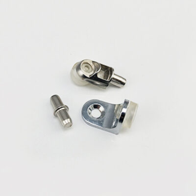 Hợp kim kẽm 7 từ laminate hỗ trợ cửa tủ kính có vách ngăn chân tủ đinh ghim định vị khung tủ quần áo Bảng gỗ Xiao