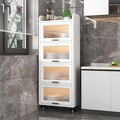 Tủ hiện đại tối giản nhà bếp tủ để đồ nhà hàng khách tủ để đồ tường nhà tủ đường may thay đồ