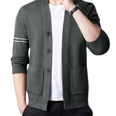 Mùa Xuân Và Mùa Thu 2021 Mới Áo Len Cardigan Nam Phong Cách Hàn Quốc Mỏng Nón Kết Nam Nữ Thời Trang Thu Đông Thời Trang Nam 1 Giao Hàng