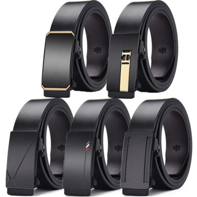 Các nhà sản xuất trực tiếp gửi một số lượng lớn thắt lưng nam giao ngay với thắt lưng khóa tự động không răng cho thắt lưng công sở phù hợp với nam giới