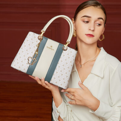 Túi mẹ WDPOLO 2023 không khí mùa hè mới túi xách nữ trung niên túi đeo vai sức chứa lớn 8805