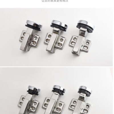 Bản lề kính nửa nắp không che thẳng giữa cong lớn triển lãm tủ phụ kiện cửa mở tủ kính bản lề cửa gấp