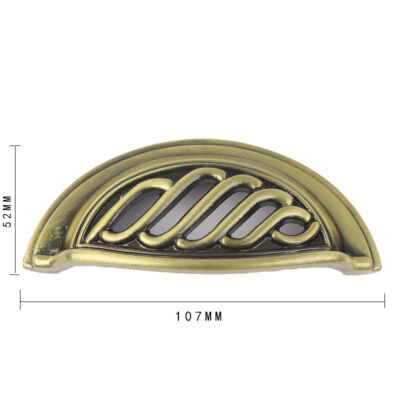 Nhà máy trực tiếp bán đồ nội thất bằng hợp kim kẽm hình bán nguyệt, ngăn kéo dược phẩm, tay cầm bán buôn, tay cầm cải tạo nhà hình bán nguyệt