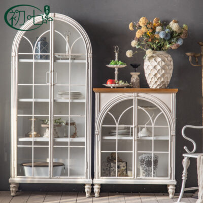 Nhà bếp kiểu Pháp tủ đựng chè tủ trưng bày văn phòng tủ rượu phòng khách lối vào sảnh tủ giày nhỏ