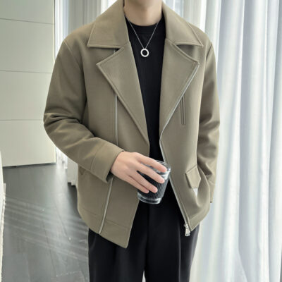 Áo Khoác Nam Mùa Xuân 2023 Mới Hợp Thời Trang Hàn Quốc Xuân Thu Áo Khoác Rời Trẻ Trung Đa Năng Nam Cao Cấp