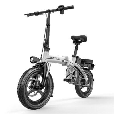 Mới Gấp Xe Đạp Điện Siêu Nhẹ Di Động Nam Nữ Pin Ô Tô Mini Lithium Ô Tô Nhỏ Chạy Đường Dài Vua