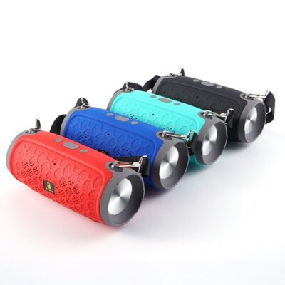 Xuyên Biên Giới Nổ Nhỏ Trận Trống Loa Bluetooth Thẻ USB Mini Di Động Dây Đeo Ngoài Trời Di Động Âm Thanh J020