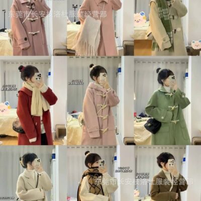 Áo khoác len nữ nhỏ 23 phong cách hot thu đông mẫu mới áo khoác len thu đông cao cấp hàn quốc giá sỉ