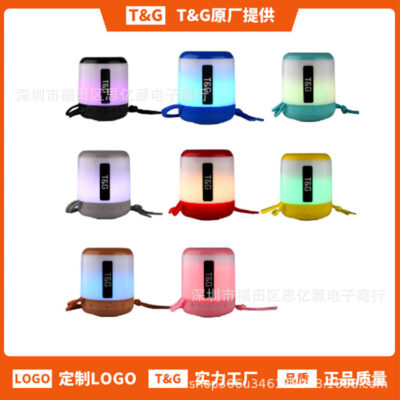 Loa Bluetooth TG156 Ngoài Trời Di Động Đèn LED Thẻ Không Dây Loa Siêu Trầm Quà Tặng Loa Âm Thanh