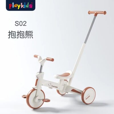 Xe đẩy trẻ em 3 bánh Playkids Proco s02 Xe đẩy trẻ em biến dạng gập được