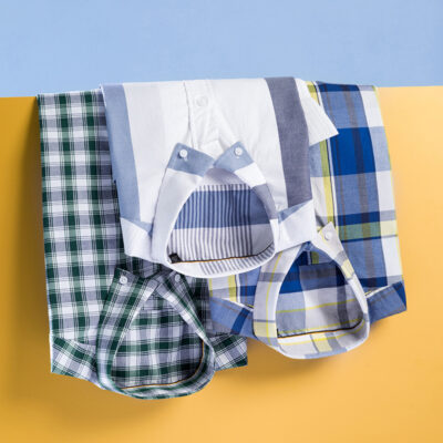 2023 mới áo sơ mi ngắn tay Anh giản dị cotton thoáng khí thoải mái xu hướng kinh doanh áo sơ mi nam nửa tay kẻ sọc