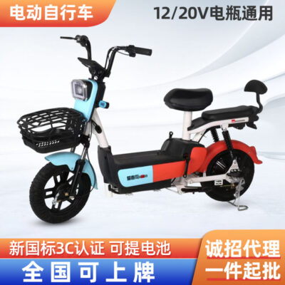 Bán buôn tiêu chuẩn quốc gia mới xe điện hai bánh hộ gia đình nhỏ pin xe đạp đi xe điện người lớn