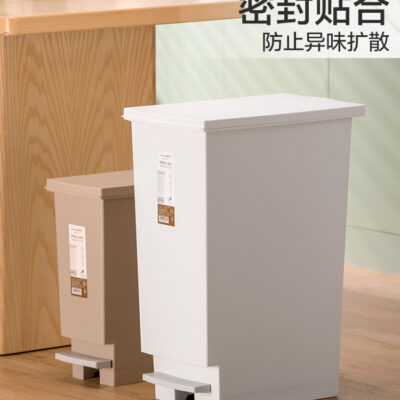 Thùng rác nhà bếp lớn có nắp chân lớn hộ gia đình đặc biệt tách khô và ướt phân loại thùng rác lớn ngoài trời kéo bán buôn