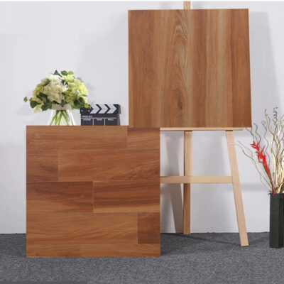 Nhà máy Phật Sơn Quảng Đông cung cấp trực tiếp thông qua gạch vân gỗ phong cách gỗ 600x600 phòng ngủ phòng khách gạch lát sàn giả gỗ nguyên khối