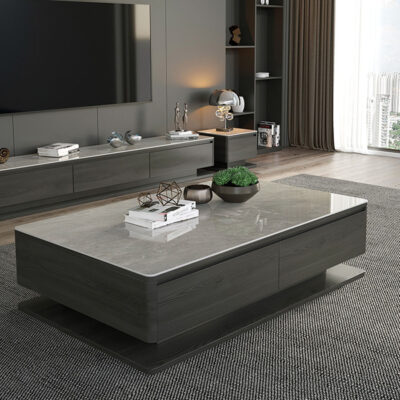 2023 Đỏ Bàn Cà Phê Nhà Phòng Khách Đơn Giản Hiện Đại Sáng Tạo Phong Cách Bắc Âu Đá Phiến Bàn trà đẹp Đá Phiến Bàn Cà Phê