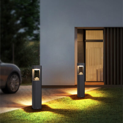 Lawn Light Quảng trường Sun Garden Light Ngoài trời không thấm nước Garden Lawn Light Nhôm hiện đại Phong cách Trung Quốc Lawn Light