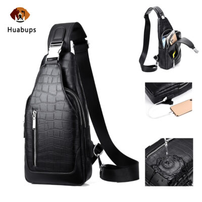Thương Hiệu Túi Xách Nam Túi Đeo Vai Cá Sấu Chính Hãng Nam Dung Tích Lớn Túi Đeo Ngực Messenger Túi Đeo Ngực Đa Năng Bán Buôn