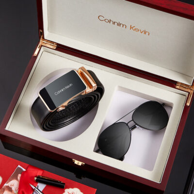 Thắt lưng da nam xuyên biên giới Kính râm phù hợp với Douyin Live Source Nhà sản xuất thắt lưng da bò