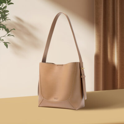 Túi xách nữ hợp thời trang 2023 mới xuyên biên giới ngoại thương túi xô màu trơn túi đeo vai da dung tích lớn cao cấp
