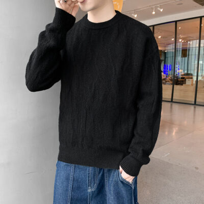 Áo Len Mùa Đông Nam 2022 Mới Áo Len Dày Ấm Màu Đáy Áo Sơ Mi Áo Len Đẹp Trai Chui Đầu Hợp Thời Trang Thương Hiệu