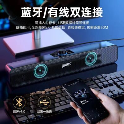 Thương mại nước ngoài máy tính âm thanh bluetooth bán buôn nhà phát sóng thẻ hát K không dây ngoài trời plug-in thẻ loa siêu trầm loa nhỏ