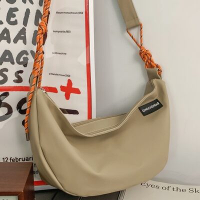 Mới Túi Bánh Bao Nữ Đeo Vai Thời Trang Thích Hợp Túi Bé Trai Công Suất Lớn Thể Thao Đi Xe Đạp Túi Bán Buôn