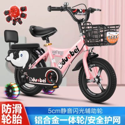 Xe đạp trẻ em bé gái 3 tuổi 5 tuổi 6 tuổi bé trai và bé gái Xe ba bánh 14 inch 16 inch 18 inch