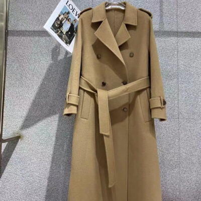 Áo khoác len Hàn Quốc cao cấp nữ 2023 dáng ôm dáng dài áo khoác cashmere 2 mặt dáng vừa