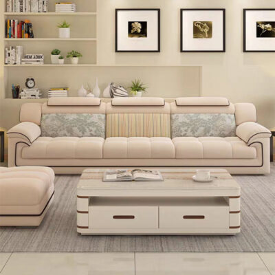 Đơn giản hiện đại sofa vải căn hộ nhỏ phòng khách phòng khách thường thẳng hàng một dòng latex có thể tháo rời và giặt được sofa