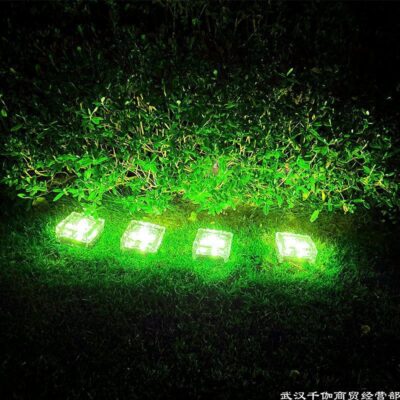 Đèn sàn năng lượng mặt trời ngoài trời chống nước đèn sân vườn bãi cỏ đèn sàn gạch ban công bố trí sân vườn đèn sàn trang trí