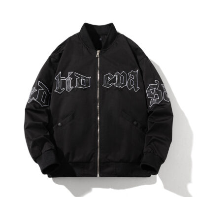 Mỏng đồng phục bóng chày nam 2023 phong cách Mỹ mới retro cặp đôi côn đồ đẹp trai áo khoác nam hiphop hợp thời trang thương hiệu áo khoác
