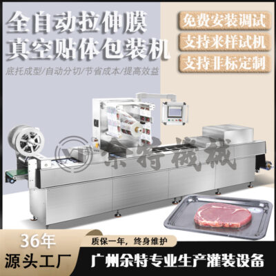 Máy đóng gói da chân không màng căng định hình nhiệt hoàn toàn tự động DLZ-420T