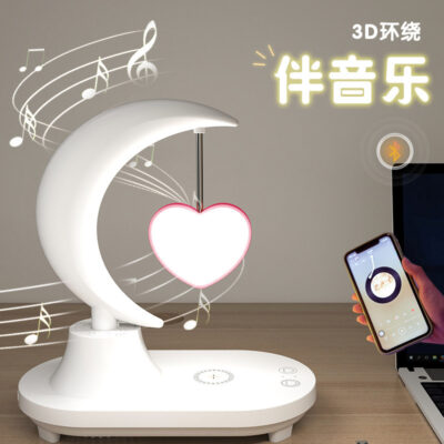 Loa bluetooth đèn led cạnh giường không khí lãng mạn đầy màu sắc đèn ngủ có sạc không dây điện thoại thông minh sáng tạo giáng sinh
