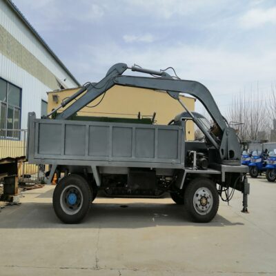 Máy đào 6 tấn 8 tấn giá đào gắn trên xe tải đào sáu bánh tích hợp tùy chỉnh phương tiện bốn phương tiện vận chuyển đào gắn trên xe tải khác nhau